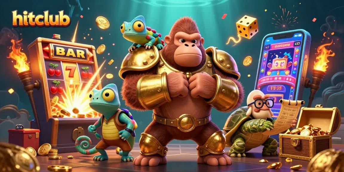 Experience thrilling wins with hitclub in a dynamic 3D casino adventure filled with vibrant characters and games.