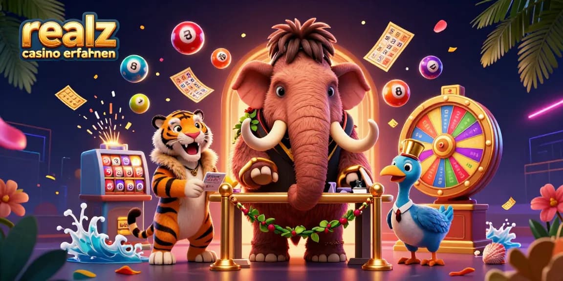 Erlebe die faszinierenden Realz Casino Erfahrungen mit unserem aufregenden 3D-Casino-Illustrationsdesign.