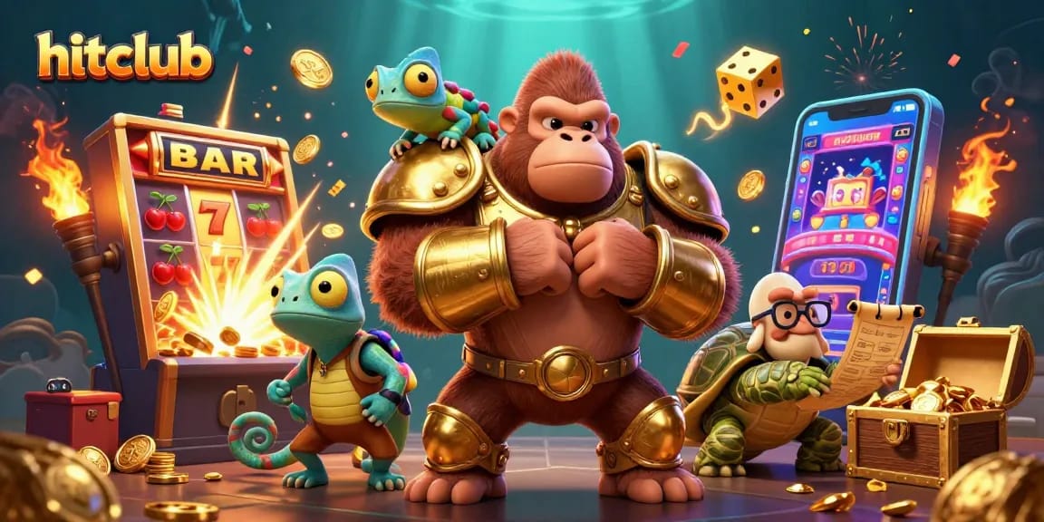 Experience thrilling wins with hitclub in a dynamic 3D casino adventure filled with vibrant characters and games.