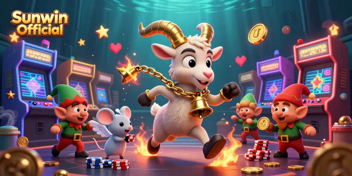 Engage with Sunwin Official's thrilling casino experience featuring dynamic characters and vibrant game elements.