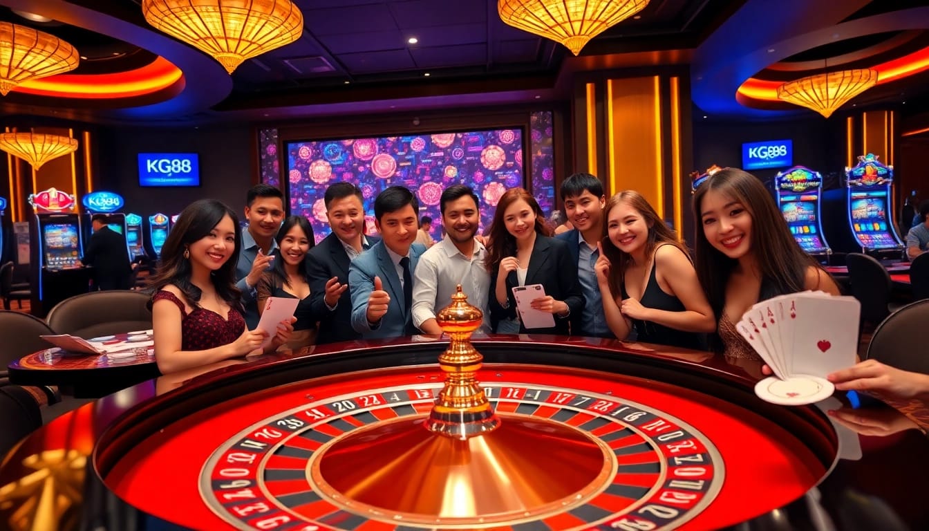 Experience the thrill at https://kg88.work/ with exciting roulette tables and vibrant casino action.
