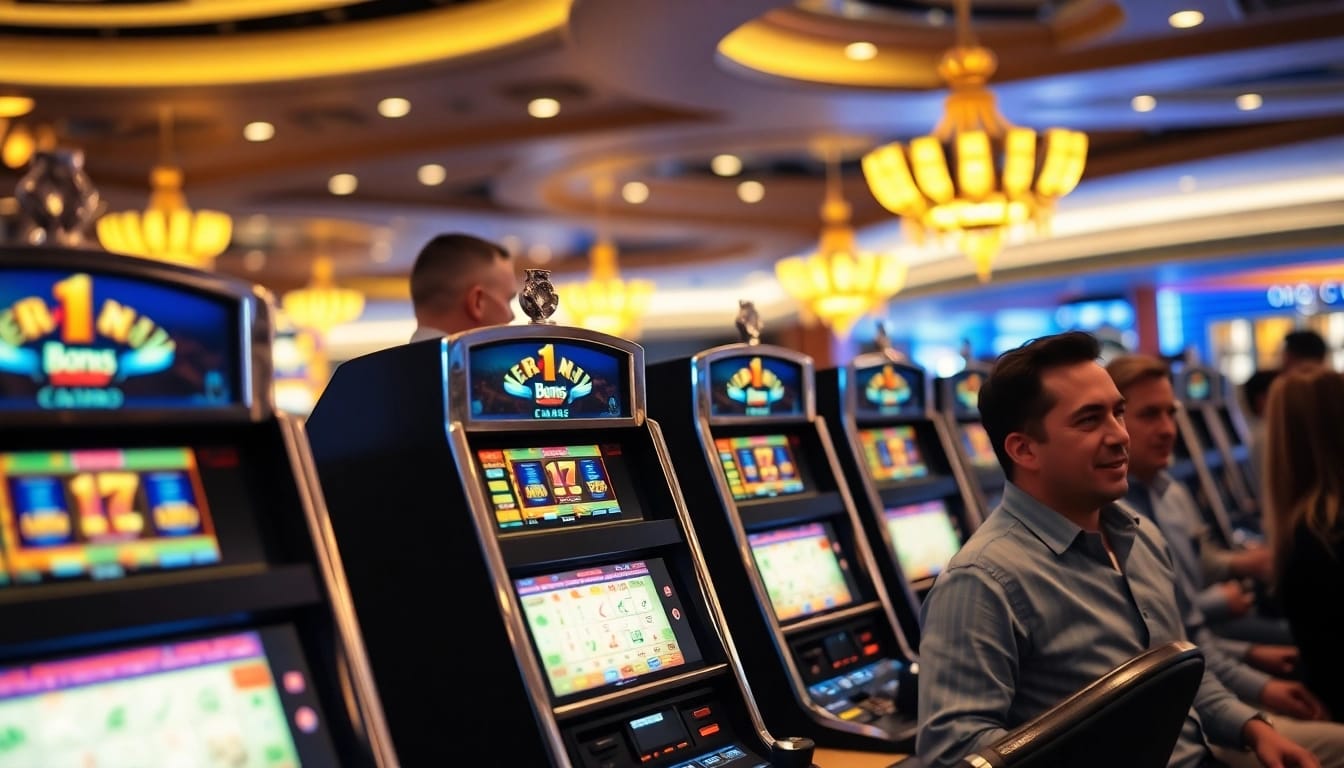 Genießen Sie den bonus casino in einem eleganten Spielumfeld mit strahlenden Spielautomaten.