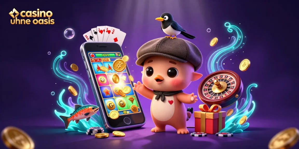 Play at casino ohne oasis with our cartoon Nessie and fun gambling elements.