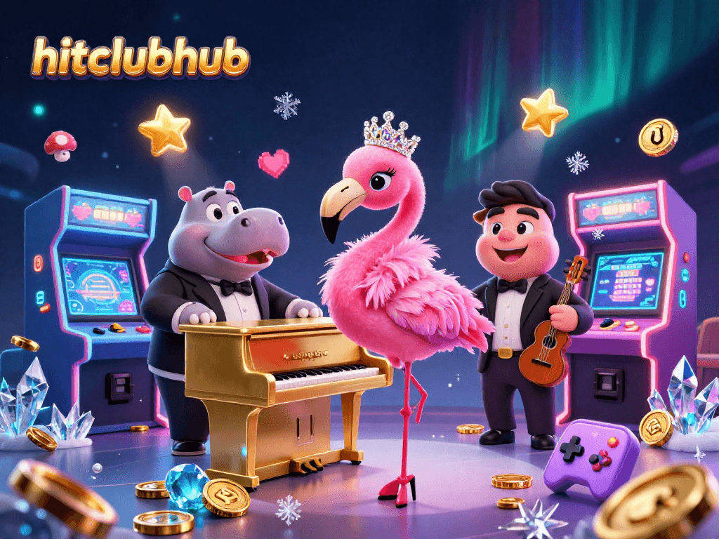 Experience thrilling action at hitclubhub with colorful slots, vibrant game elements, and lively characters.