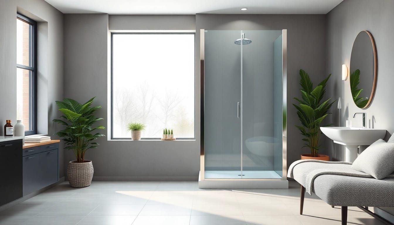 Funktionale sonni Duschkabine 90x90 in einem modernen Badezimmer mit eleganter Gestaltung.