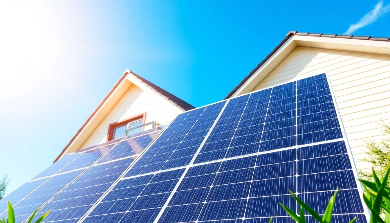 Photovoltaik Leads durch professionelle Solaranlageninstallation auf modernem Heim.