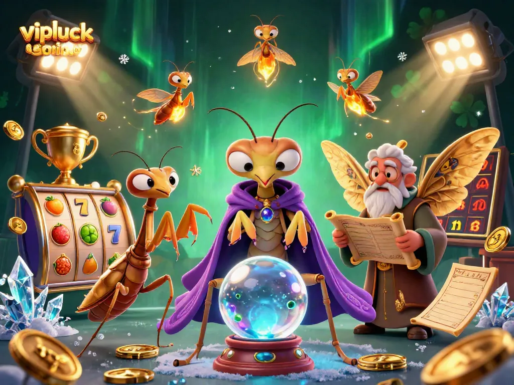Players enjoying the thrilling experience at vipluck casino with 3D characters and slot elements.