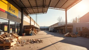 Professionelle Schrottabholung Düsseldorf mit einem modernen Fahrzeug, das verschrottbare Materialien transportiert.