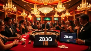 Exciting roulette action at ZB368 casino, showcasing players and poker chips.