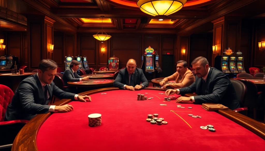 Experience the excitement of HM88 with intense poker action and vibrant casino ambiance.