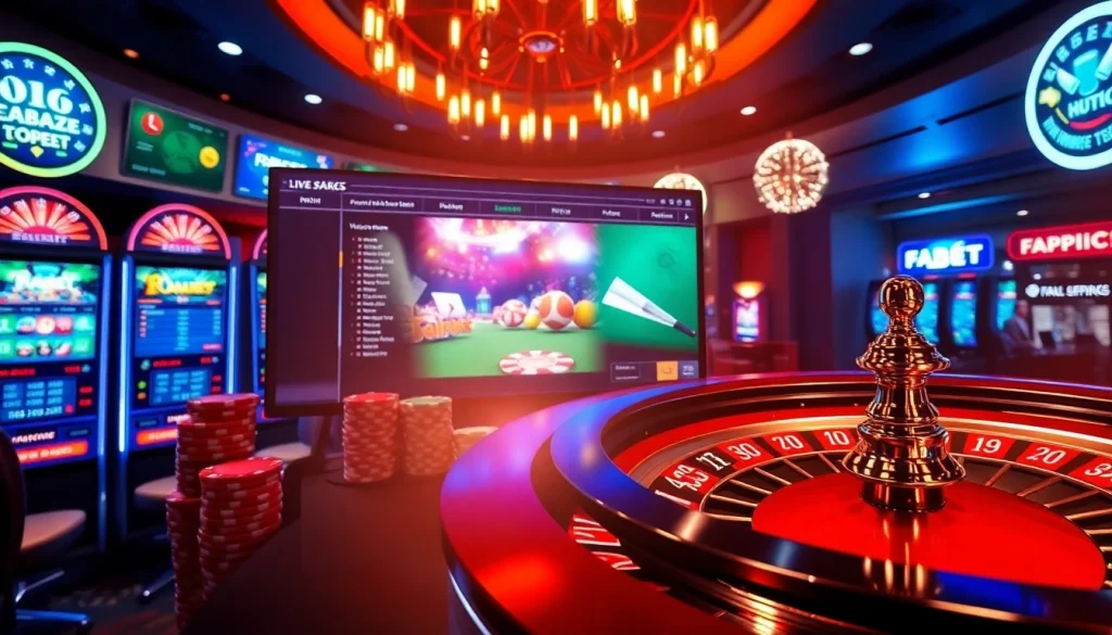 Engaging experience at the casino reflecting the thrill of Link vào FABET.