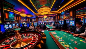 Experience thrilling gameplay at cổng game 789club with vibrant casino elements.