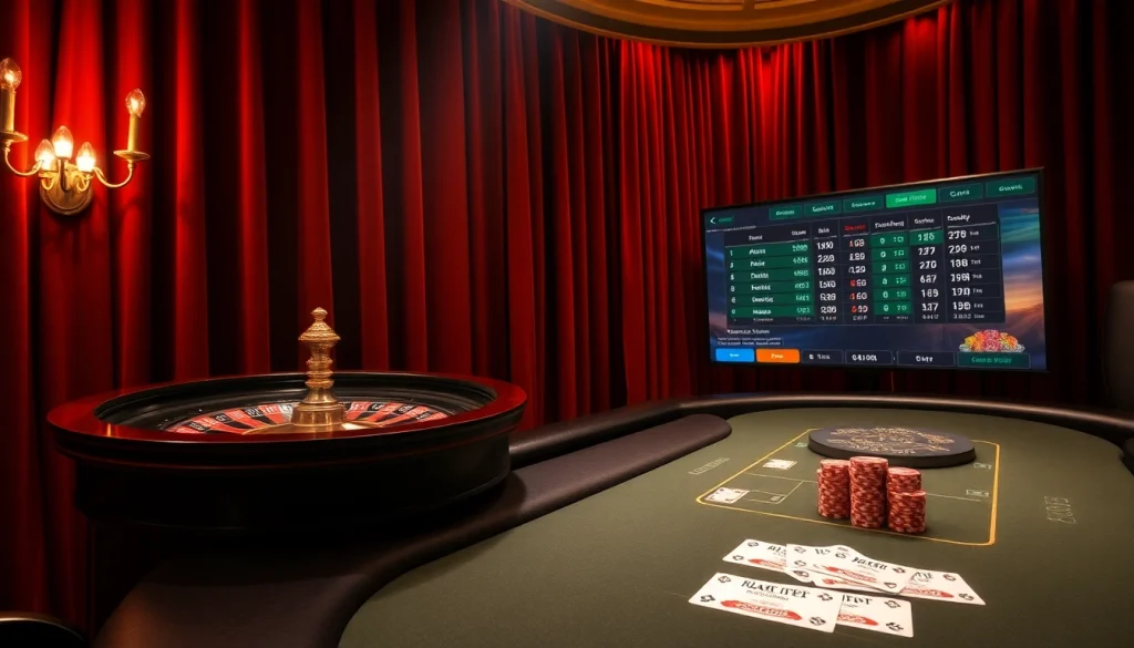 Experience excitement at https://da88.trading/, featuring luxury casino elements like roulette and poker for thrilling gameplay.