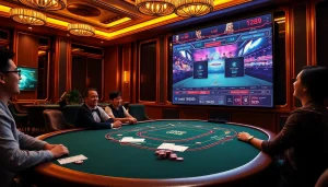 Experience the thrill of đá gà xn88 with an elegant online betting scene showcasing excitement and luxury.