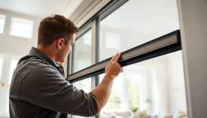 Fliegengittermaxx wird präzise installiert, um Insekten fernzuhalten und Wohnkomfort zu erhöhen.