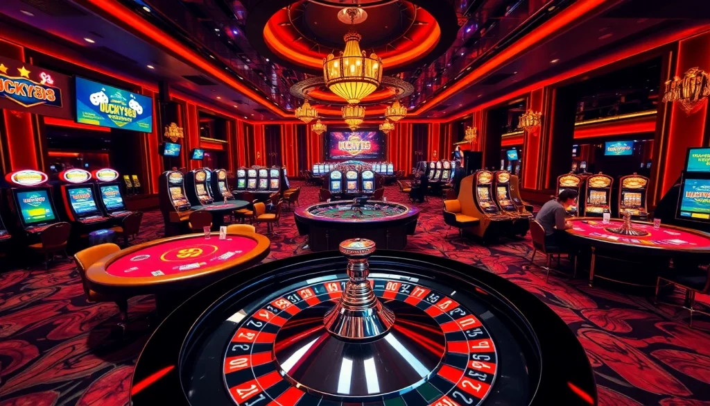 Experience the thrill of winning at https://lucky88.bike/ with a luxurious casino environment and colorful slot machines.
