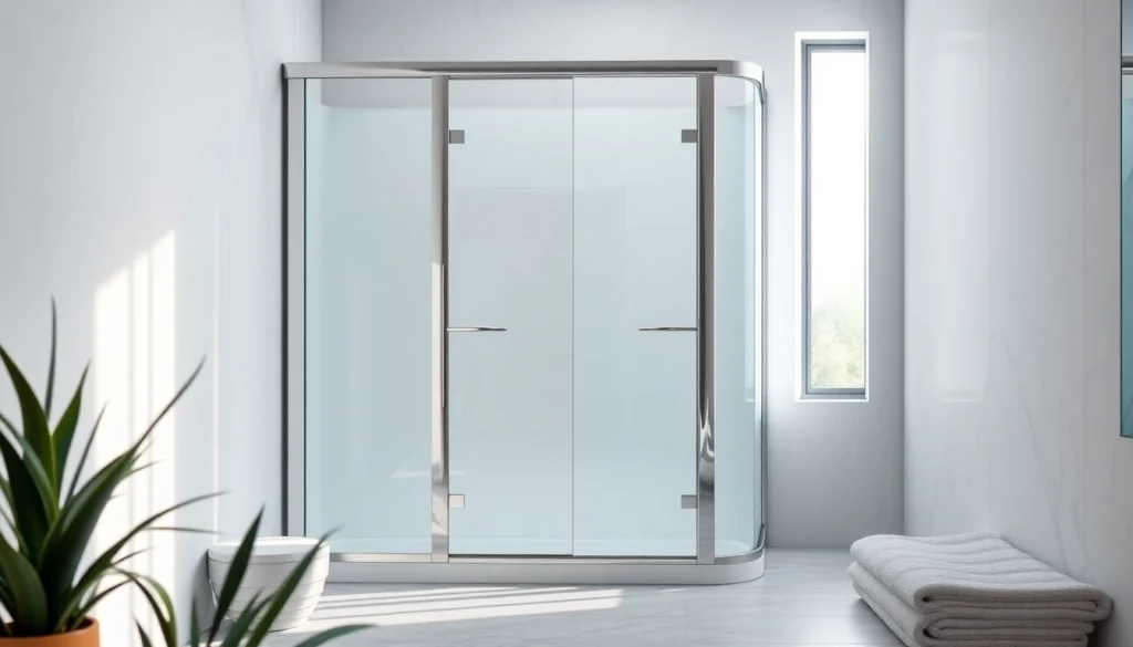 Entdecken Sie die sonni Duschkabine 90x90 in einem modernen Badezimmer mit eleganten Details.