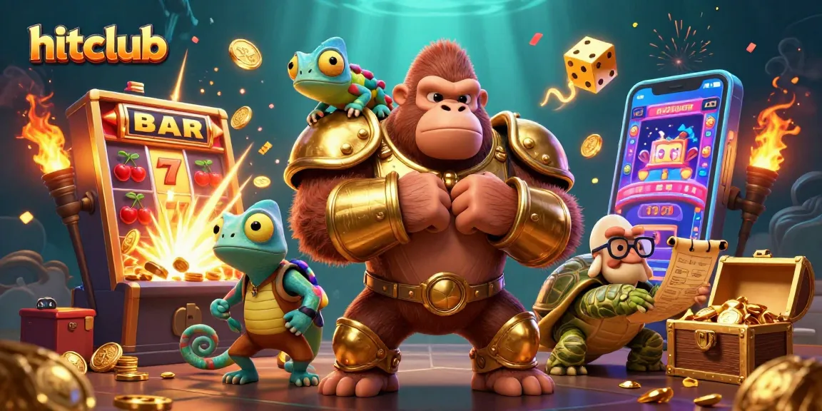 Experience thrilling wins with hitclub in a dynamic 3D casino adventure filled with vibrant characters and games.