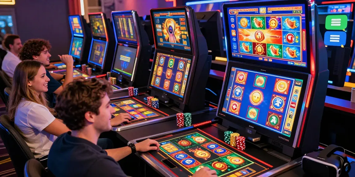 Pengalaman Slot gacor yang menyenangkan di kasino online, pemain merayakan kemenangan dengan penuh semangat.